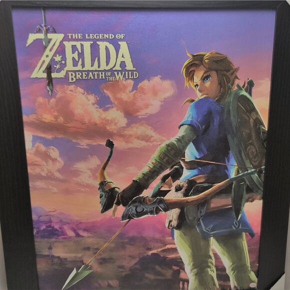 Nintendo The Legend Of Zelda: Breath Of The Wild Large Framed Canvas Wall Art - Picture 3 of 4